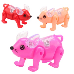 Jouet électrique modèle de souris marchant avec lumière et musique