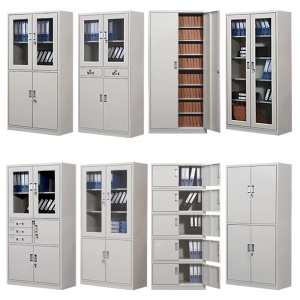 Armoire de bureau en acier de verrouillage de ceinture de fer
