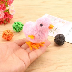 Jouet modèle de poussin en peluche sans batterie