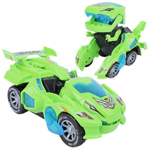 Puzzle pour enfants électrique universel automatique déformation dinosaure char lumière musique