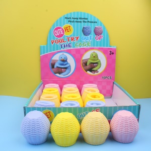Jouet de poulet anti-stress TPR