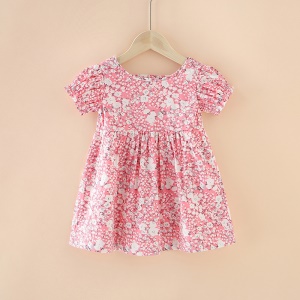 Robe fleurie pour petite  fille