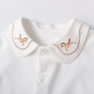 Blouse brodée manches longues pour fille (0-1 ans)