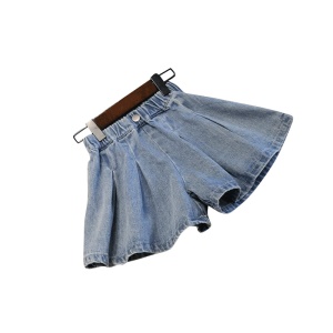 Short en denim ample pour fille