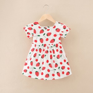 Robe fleurie pour petite  fille