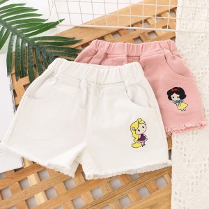 Short en denim pour filles de 3 à 8 ans