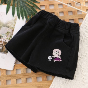 Short en denim pour filles de 3 à 8 ans