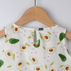 Robe fille en coton