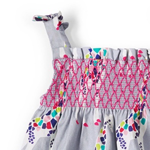 Little Maven Top fille en coton avec bretelles
