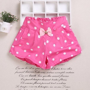 Short pour fille en coton
