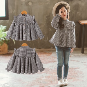 Chemise à carreaux pour fille