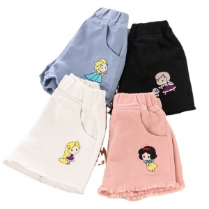 Short en denim pour filles de 3 à 8 ans