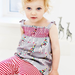 Little Maven Top fille en coton avec bretelles