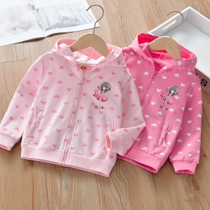 Sweat Capuche en Coton pour filles enfant