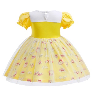 Robe manches courtes pour fille