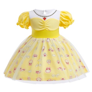 Robe manches courtes pour fille