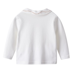 Blouse brodée manches longues pour fille (0-1 ans)
