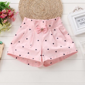 Short pour fille en coton