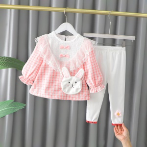Ensemble pour filles (chemise + pantalon)