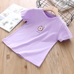 T-shirt manches courtes pour fille de 3 à 8 ans