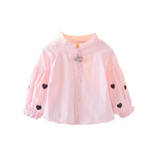 Chemise fille manches longues ample