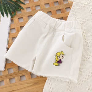 Short en denim pour filles de 3 à 8 ans