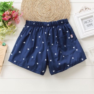 Short pour fille en coton