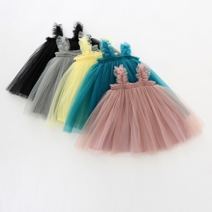 Robe à bretelles pour petite fille