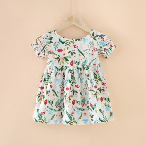 Robe fleurie pour petite  fille