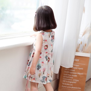 Robe fille en coton