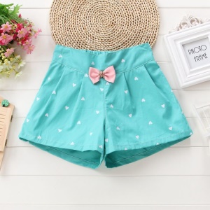 Short pour fille en coton