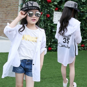 Ensemble en coton pour enfants (T-shirt à manches longues + pantalon)