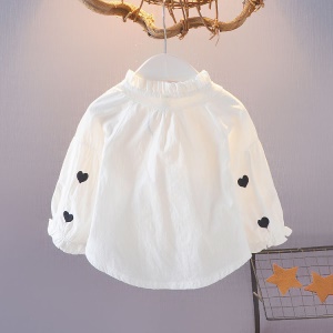 Chemise fille manches longues ample
