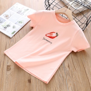 T-shirt manches courtes pour fille de 3 à 8 ans