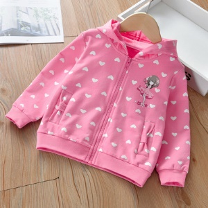 Sweat Capuche en Coton pour filles enfant