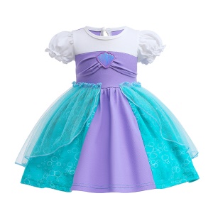 Robe manches courtes pour fille
