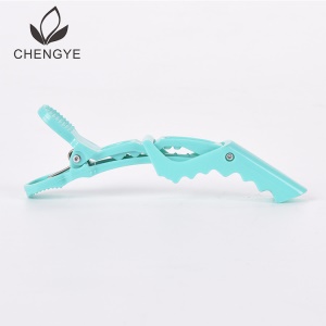Pinces crocodiles en plastique de couleur bonbon pour salon de coiffure