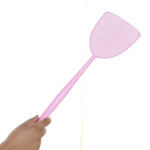 Tapette à mouches en plastique avec poignée longue