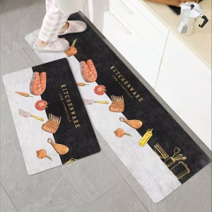 Tapis de sol pour la cuisine absorbant l'eau et résistant à l'huile