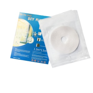 Moustiquaire invisible auto-adhésif pour fenêtre résistant aux insectes et aux moustiques 1.3 * 1.5m