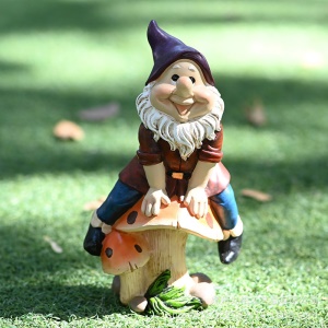 Décoration de jardin nain en plastique résine