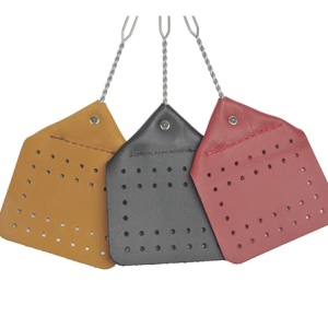 Tapette de moustiques manuel manche en fer + cuir