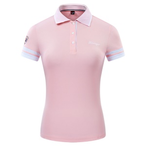 T-shirt de golf à manches courtes pour femme