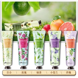 Shi Crème pour les mains aux fruits et aux plantes hydratantes, tendres et anti-sèches