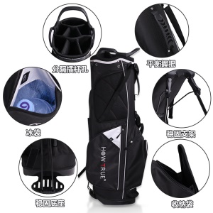 Sac de support de golf portable HOW TRUE