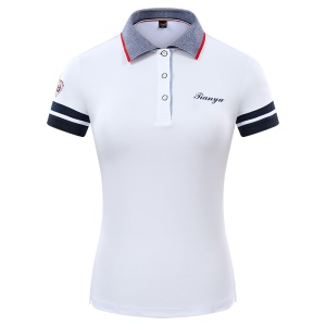 T-shirt de golf à manches courtes pour femme