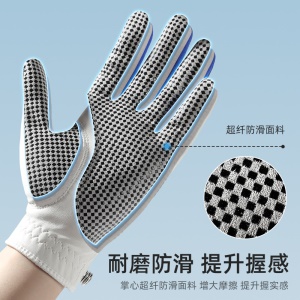Gants de golf homme femme peau de mouton résistant à l'usure et respirant