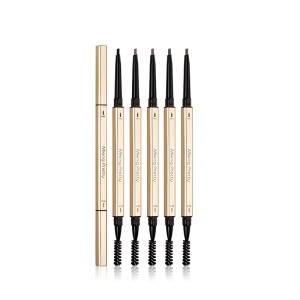 Petit crayon à sourcils à baguettes dorées pour filles