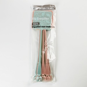 Tapette de mouche moustique avec griffe chatouilleuse en plastique souple à longue poignée