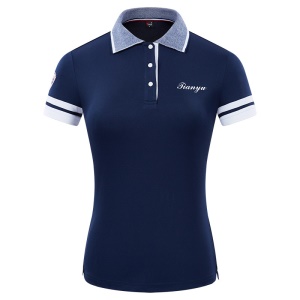 T-shirt de golf à manches courtes pour femme